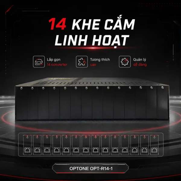 Khay nguồn tập trung Optone OPT-R14-1 chính hãng