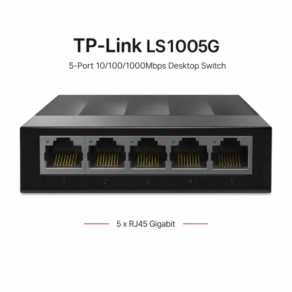 LS1005G Switch TP-LINK Để Bàn 5 Cổng 10/100/1000Mbps