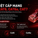 phân biệt cáp mạng cat5 cat6 cat7