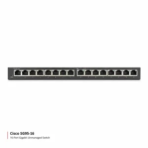 Switch chia mạng Cisco 16port 10/100/1000Mbps SG95-16