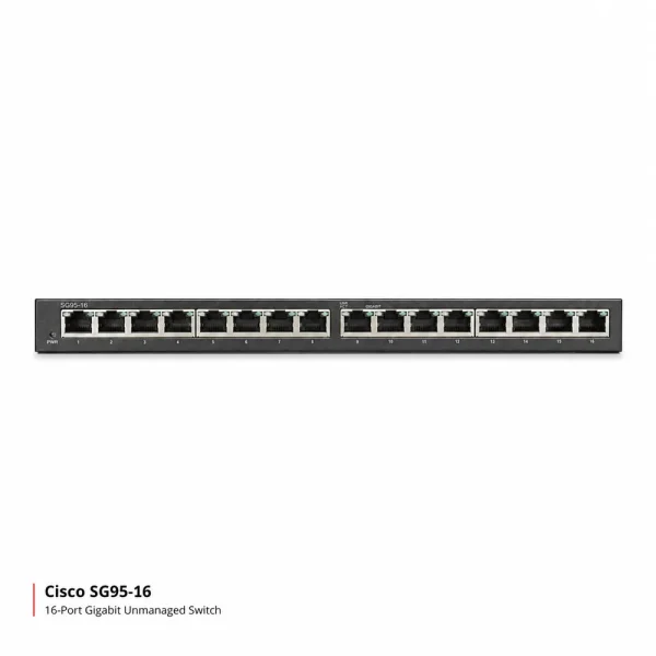 Switch chia mạng Cisco 16port 10/100/1000Mbps SG95-16
