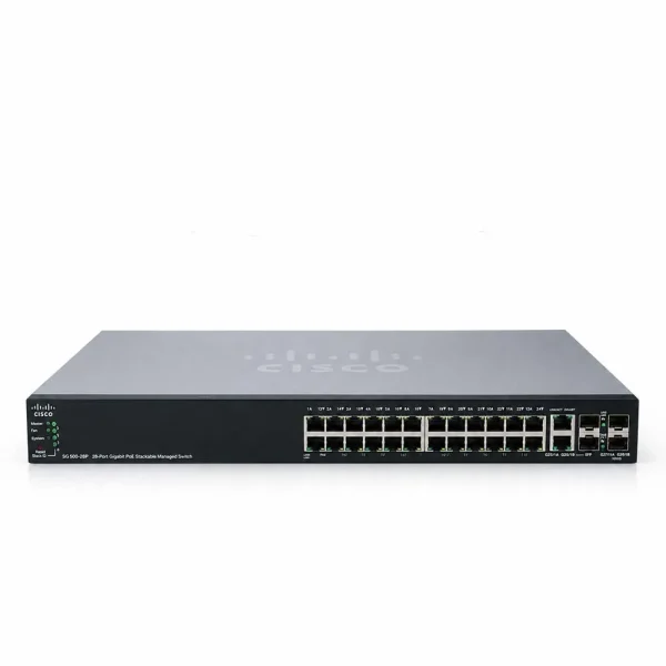 Switch chia mạng Cisco 28Port 10/100/1000Mbps – SG500-28-K9-G5