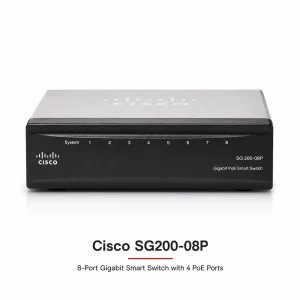 Switch chia mạng Cisco 8Port 10/100/1000Mbps SG200-08P