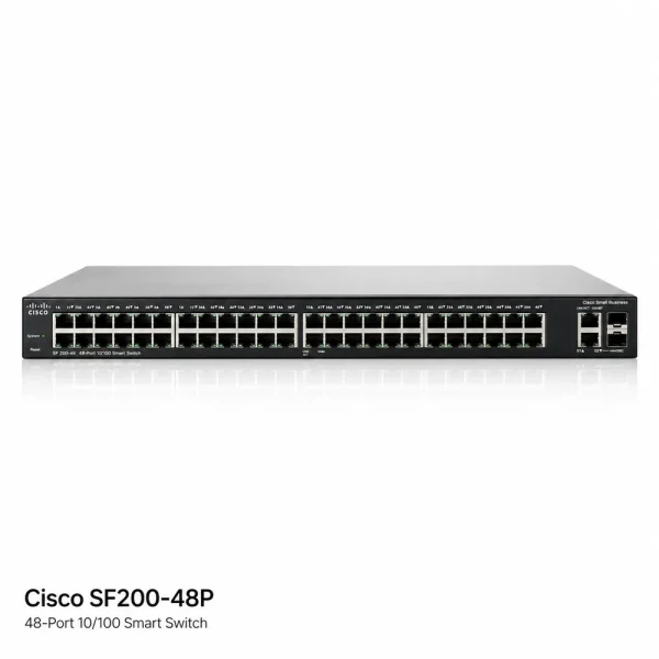 Switch chia mạng Cisco SF200-48P 48Port 10/100Mbps