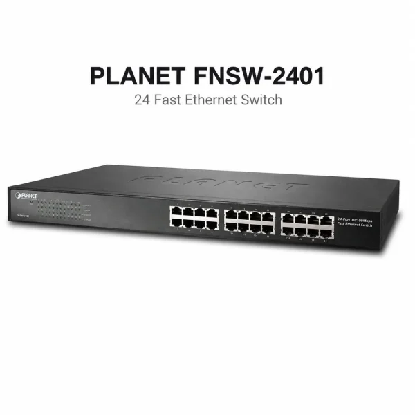 Switch chia mạng PLANET 24-Port 10/100Base-TX FNSW-2401