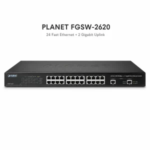 Switch chia mạng PLANET 24-Port FGSW-2620 10/100Mbps