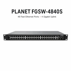 Switch chia mạng PLANET 48-port 10/100Mbps + 4 Gigabit SFP FGSW-4840S