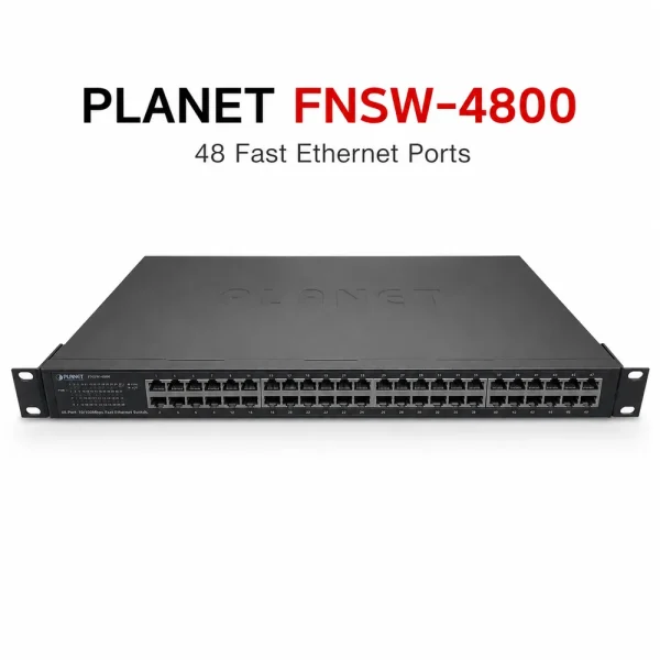 Switch chia mạng PLANET 48-Port 10/100Mbps Fast Ethernet FNSW-4800