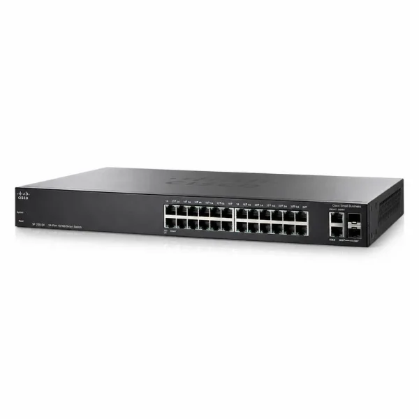 Switch chia mạng PoE Cisco 24port 10/100Mbps SF200-24P