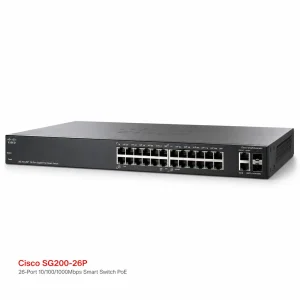 Switch chia mạng PoE Cisco 26Port 10/100/1000Mbps SG200-26P