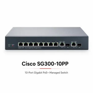 Switch chia mạng POE Cisco SG300-10PP 10Port 10/100/1000Mbps