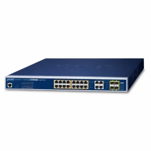 Switch chia mạng POE PLANET GS-4210-16UP8T4X quản lý