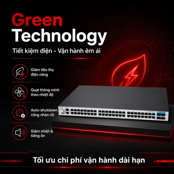 Switch chia mạng Ruijie RG-S5750-48GT4XS-HP-H