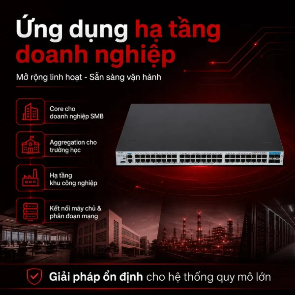 Switch chia mạng Ruijie RG-S5750-48GT4XS-HP-H
