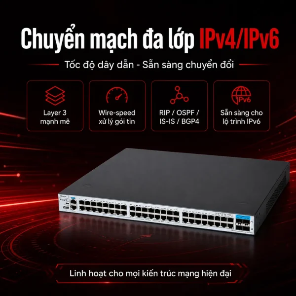 Switch chia mạng Ruijie RG-S5750-48GT4XS-HP-H