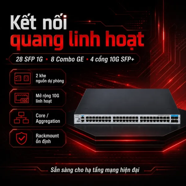 Switch chia mạng RUIJIE RG-S5750C-28SFP4XS-H