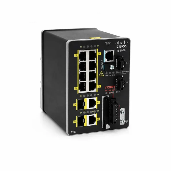 Switch công nghiệp Cisco IE-2000-8TC-GB, 8 FE, 2 GE Combo Uplinks