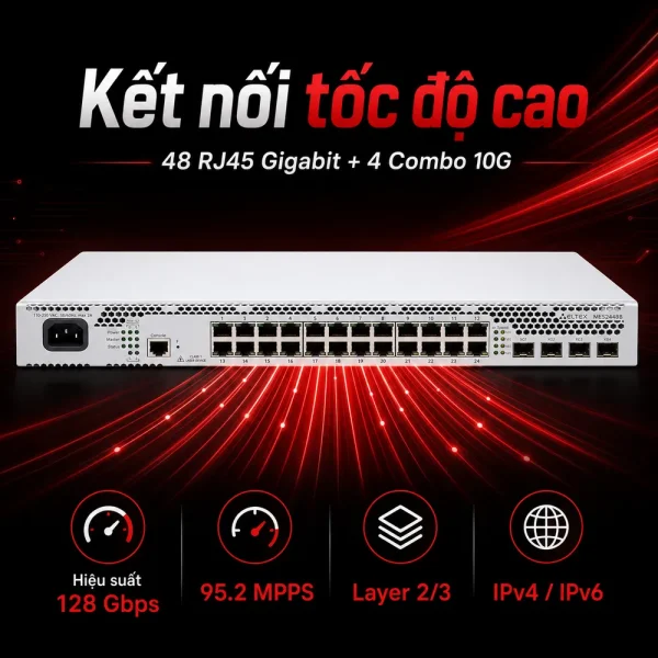 Switch Eltex MES2448B 48xRJ-45 + 4xSFP/SFP+ + 1xRS-232