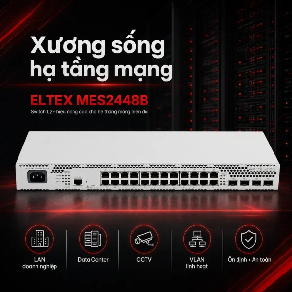 Switch Eltex MES2448B 48xRJ-45 + 4xSFP/SFP+ + 1xRS-232
