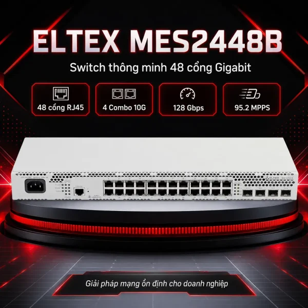 Switch Eltex MES2448B 48xRJ-45 + 4xSFP/SFP+ + 1xRS-232