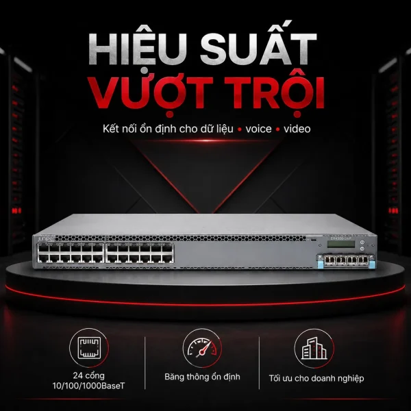 Switch Juniper 24 Port 10/100/1000BaseT EX4300-24P-TAA