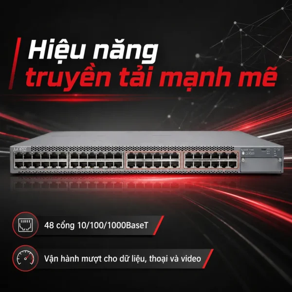 Switch Juniper 48 Port 10/100/1000BaseT EX4300-48MP