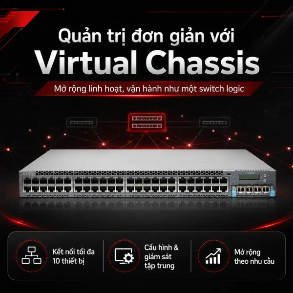 Switch Juniper 48 Port 10/100/1000BaseT EX4300-48T-TAA