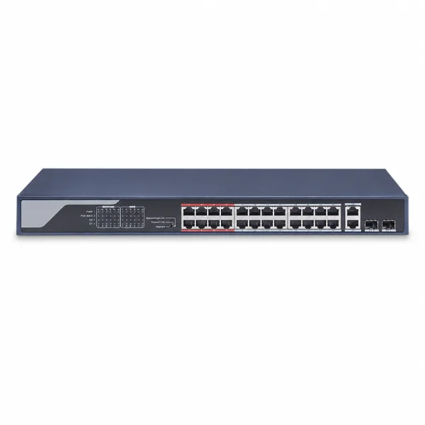 Switch mạng PoE DS-3E0326P-E/M 26 cổng HIKVISION