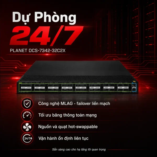 Switch Planet DCS-7342-32C2X Layer 3 32x100G/40G QSFP28 + 2x10G SFP+