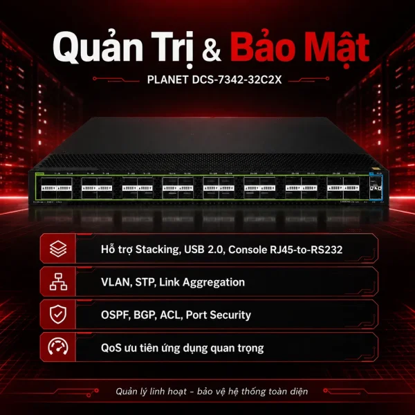 Switch Planet DCS-7342-32C2X Layer 3 32x100G/40G QSFP28 + 2x10G SFP+