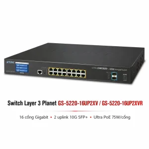 Switch Planet GS-5220-16UP2XV / GS-5220-16UP2XVR L3 16x1G