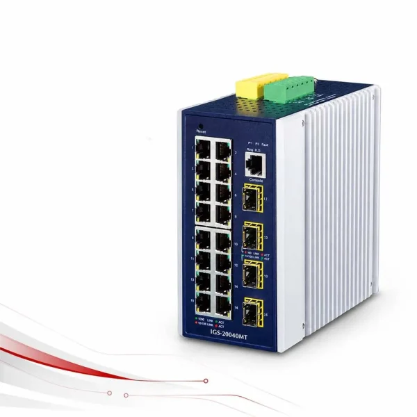 Switch Planet IGS-20040MT 16×10/100/1000T + 4×100/1000X SFP