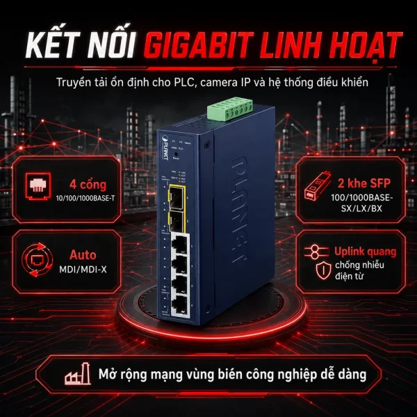 Switch Planet IGS-4215-4T2S L2/L4 4×10/100/1000T + 2×100/1000X SFP