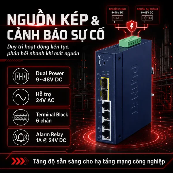 Switch Planet IGS-4215-4T2S L2/L4 4×10/100/1000T + 2×100/1000X SFP