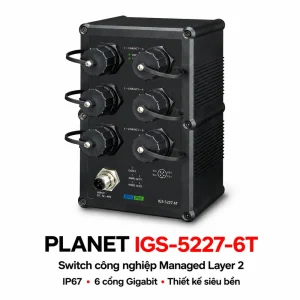 Switch Planet IGS-5227-6T 6-Port 10/100/1000T, IP67
