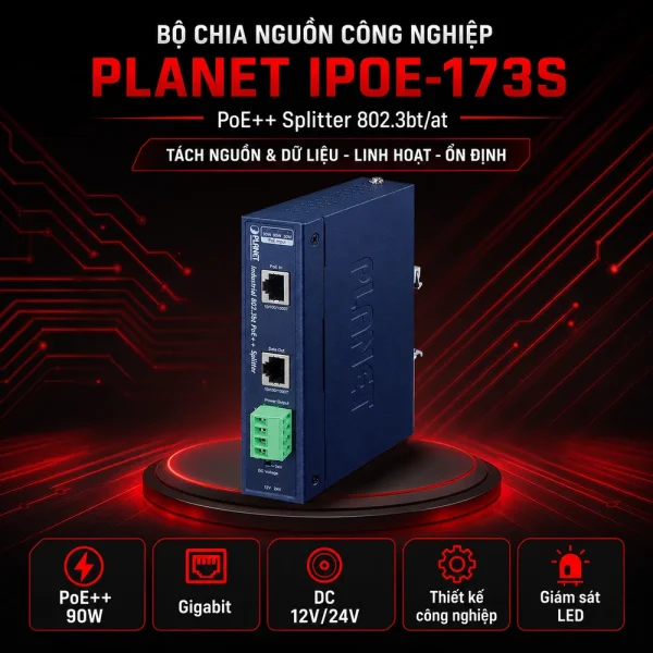 Switch Planet IPOE-173S 802.3bt 10/100/1000Mbps 802.3bt