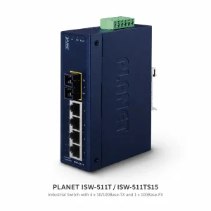 Switch Planet ISW-511T/ISW511TS15 4×10/100Base-TX + 1FX