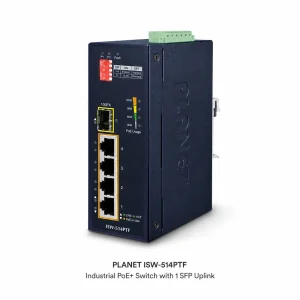 Switch Planet ISW-514PTF 4xPort 10/100TX +1xPort SFP