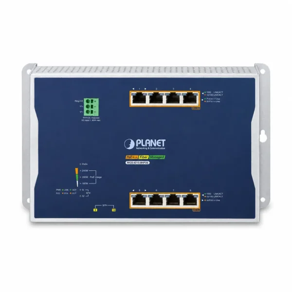 Switch Planet WGS-4215-8HP2S 4 cổng PoE + 2x1G SFP