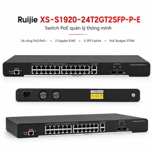 Switch quản lý RUIJIE XS-S1920-24T2GT2SFP-P-E