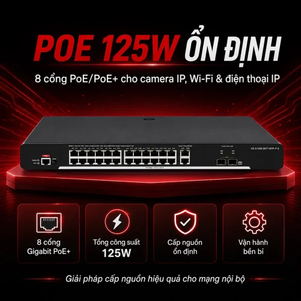 Switch quản lý RUIJIE XS-S1920-9GT1SFP-P-E