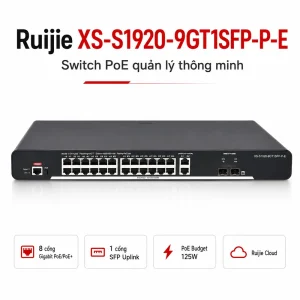 Switch quản lý RUIJIE XS-S1920-9GT1SFP-P-E