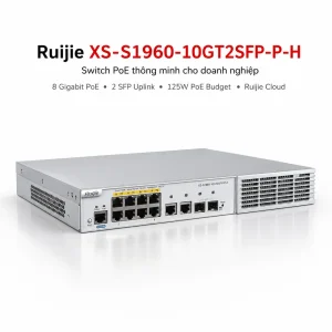 Switch quản lý RUIJIE XS-S1960-10GT2SFP-P-H