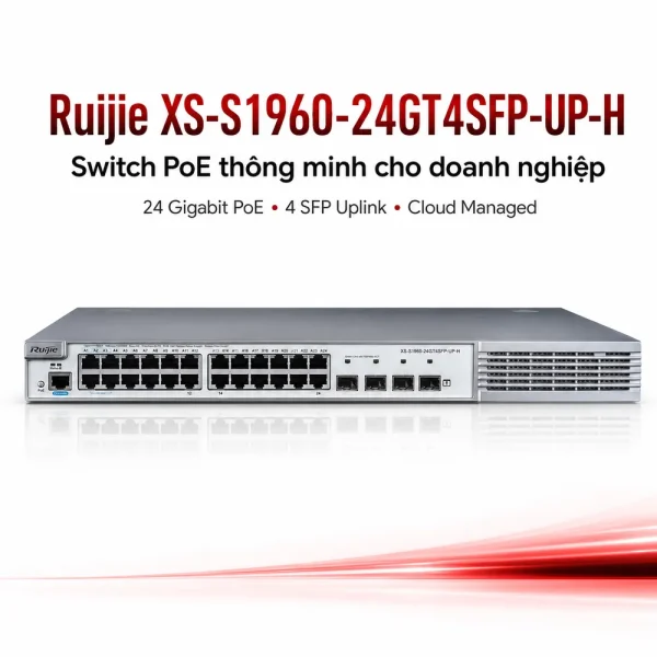 Switch quản lý RUIJIE XS-S1960-24GT4SFP-UP