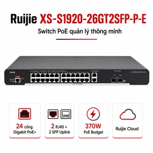 Thiết bị chuyển mạch RUIJIE XS-S1920-26GT2SFP-P-E