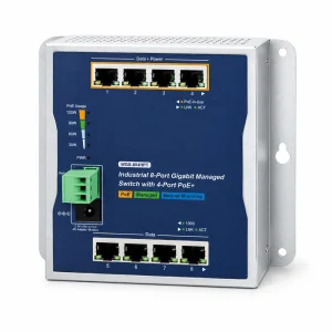 WGS-804HPT Switch công nghiệp L2+ 8x1G với 4 cổng PoE+