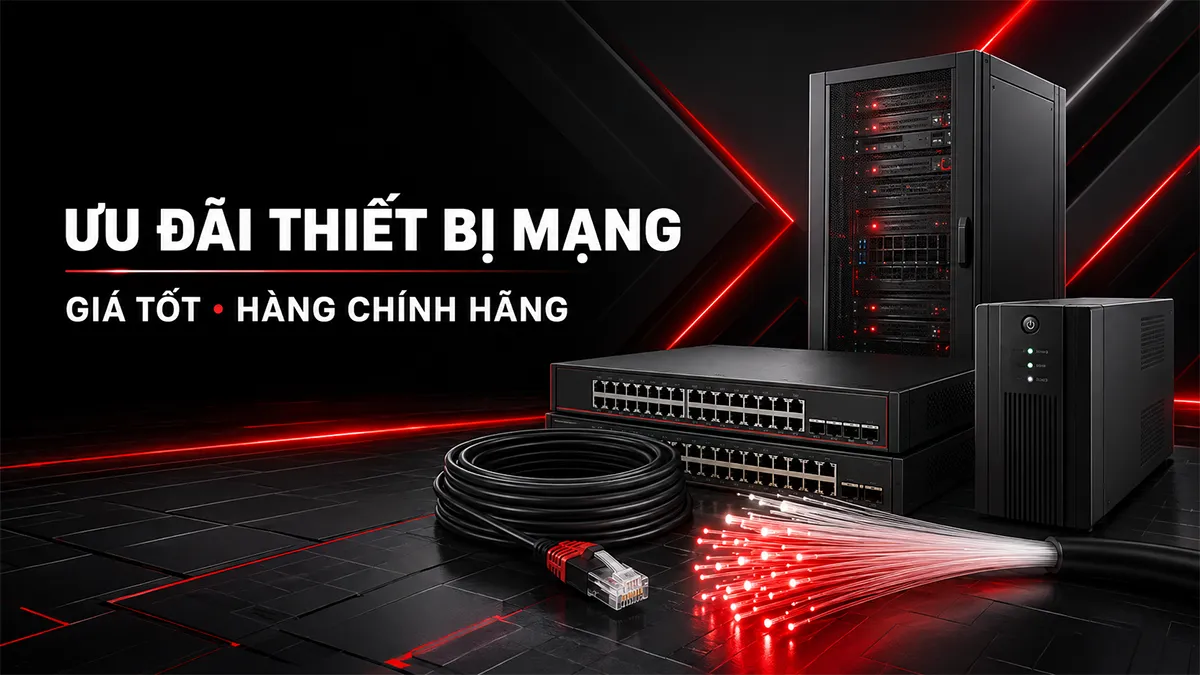 Ưu đãi thiết bị mạng giá tốt