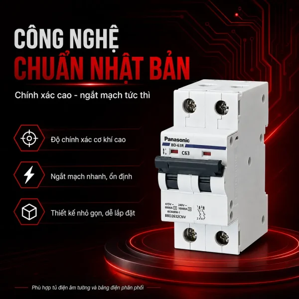 BBD cầu giao Panasonic chính hãng – giá rẻ cho mọi công trình