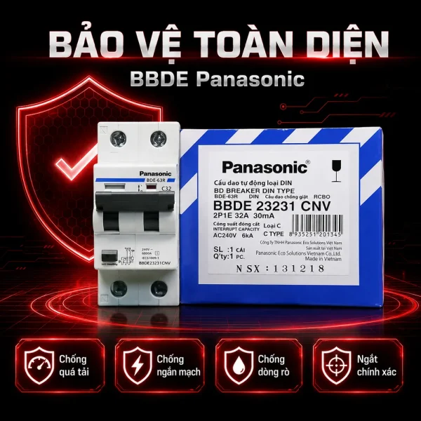BBDE cầu giao Panasonic chính hãng – giá rẻ cho mọi công trình