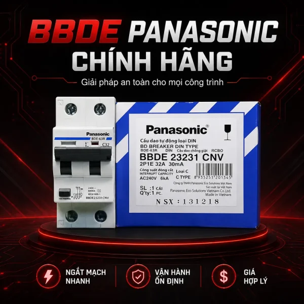 BBDE cầu giao Panasonic chính hãng – giá rẻ cho mọi công trình